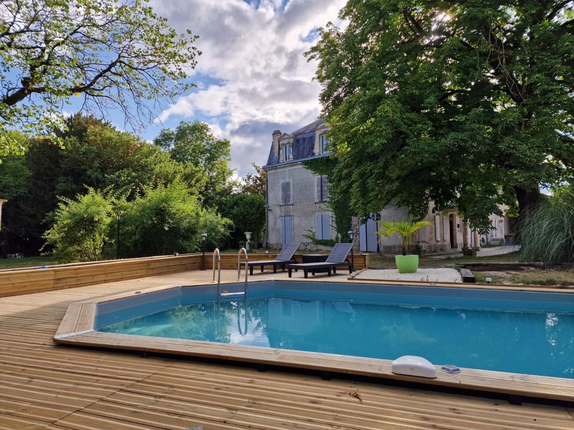 Chateau De Champblanc Cherves-de-Cognac Bagian luar foto